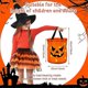 thumbnail image 4 of Halloween Candy Bags: LED Light Decor, Pumpkin Light Up, Trick or Treat, Reusable Goody Bucket for Multi-Purpose Use, 4 of 5