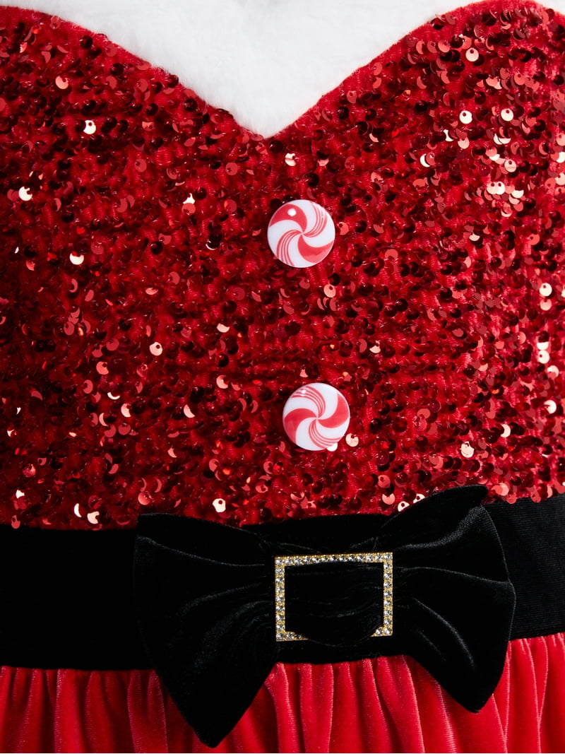 santa claus skater dress No Boundaries Santa Claus Skater Dress, Womens