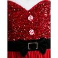 thumbnail image 4 of No Boundaries Santa Claus Skater Dress, Women’s, 4 of 5