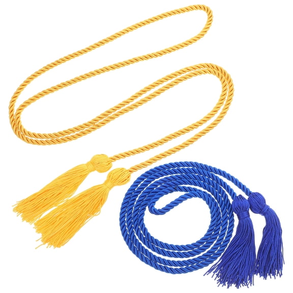 OUNONA  2 Pcs Graduation Honor Rope Cap Tassel Accessories Cords Bulk