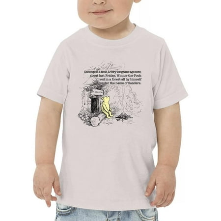 

Pooh Bear Once Upon A Time T-Shirt Toddler -Smartprints Designs 2 Toddler