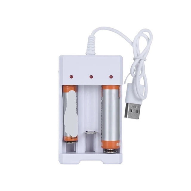 USB 3/4 Slot Fast Battery Charger with Short Circuit Protection for AA & AAA Rechargeable Batteries ,Powerful Charging