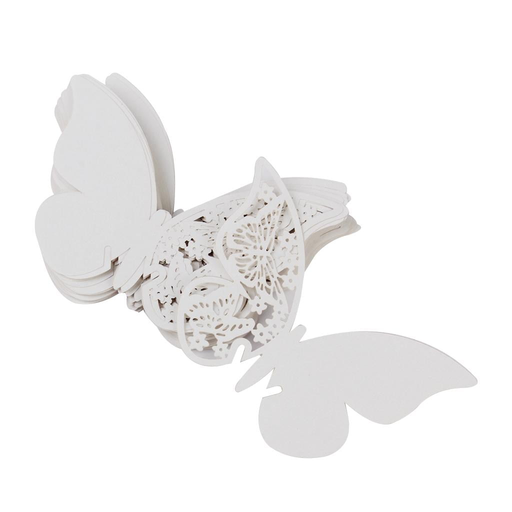 Beautiful Butterfly Place Cards Wedding Christening Talking Tables 10 Pack 