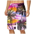 thumbnail image 1 of Men's Board Shorts for Beach and Swim—Quick Drying Trunks with 5 Inch Length Mesh Long Swim Shorts for Comfort and Performance, 1 of 5
