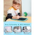 thumbnail image 5 of Tableta para niños de 2 a 3 años, tableta de escritura LCD, tableta de dibujo para niños, juguete de pizarra mágica de dinosaurio para niños de 2, 3, 4, 5, 6 años, regalos de cumpleaños (azul), 5 of 5