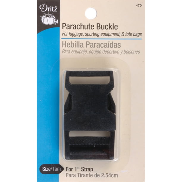 Dritz Quick Release Parachute Buckle For 1" StrapBlack