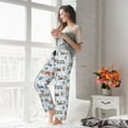 thumbnail image 5 of Honiee Trains And Cactuse for elegant Women's Lounge Pants and Pajama Pants, crafted for ultimate comfort in your sleepwear essentials-Large, 5 of 6