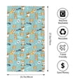 thumbnail image 2 of Fotbe Cute Dogs Corgi Toalla Premium con Patrón, Toalla de Microfibra de Secado Rápido, Ligera y Altamente Absorbente (27.5x16in), Ideal para Uso Diario, 2 of 6