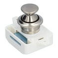 thumbnail image 4 of Cupboard Push Button Catch Lock, White Wide Application RV Push Button Latch  For Yachts For  For 14-18mm Door Thickness, 4 of 8