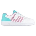 thumbnail image 2 of Tenis Para Niña K-Swiss T 25 Blanco Con Azul Aqua Mike Velcro, 2 of 4