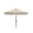 Beige/White, variant on Safavieh Elegant Valance 103.54 in Solid Print Square Market Patio Umbrellas, UV Resistant
