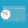 thumbnail image 3 of GPI 5” x 3” Reclosable Ziplock Bag 2 Mil Clear Zipper Bags, 1000-Pack, 3 of 5