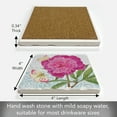 thumbnail image 4 of Thirstystone "Botanical Peony" Single Tumbled Tile Coaster, 4 of 7
