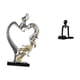 thumbnail image 5 of Estatua de pareja,Figura de pareja besándose,regalo de boda moderno,Figura de escritorio,Escultura abstracta de pensador para decoración de oficina y hogar.,Figura decorativa de, 5 of 8