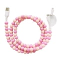 thumbnail image 1 of Beaded Cords Multi Fast Beaded Phone Charger Cable Beaded USB Multi Charger Iphones In USB To C Fast Charging Beaded Light powder+powder, 1 of 8