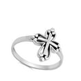 thumbnail image 4 of Victorian Style Wholesale Cross Ring .925 Sterling Silver Band Jewelry Female Male Unisex Size 5, 4 of 4