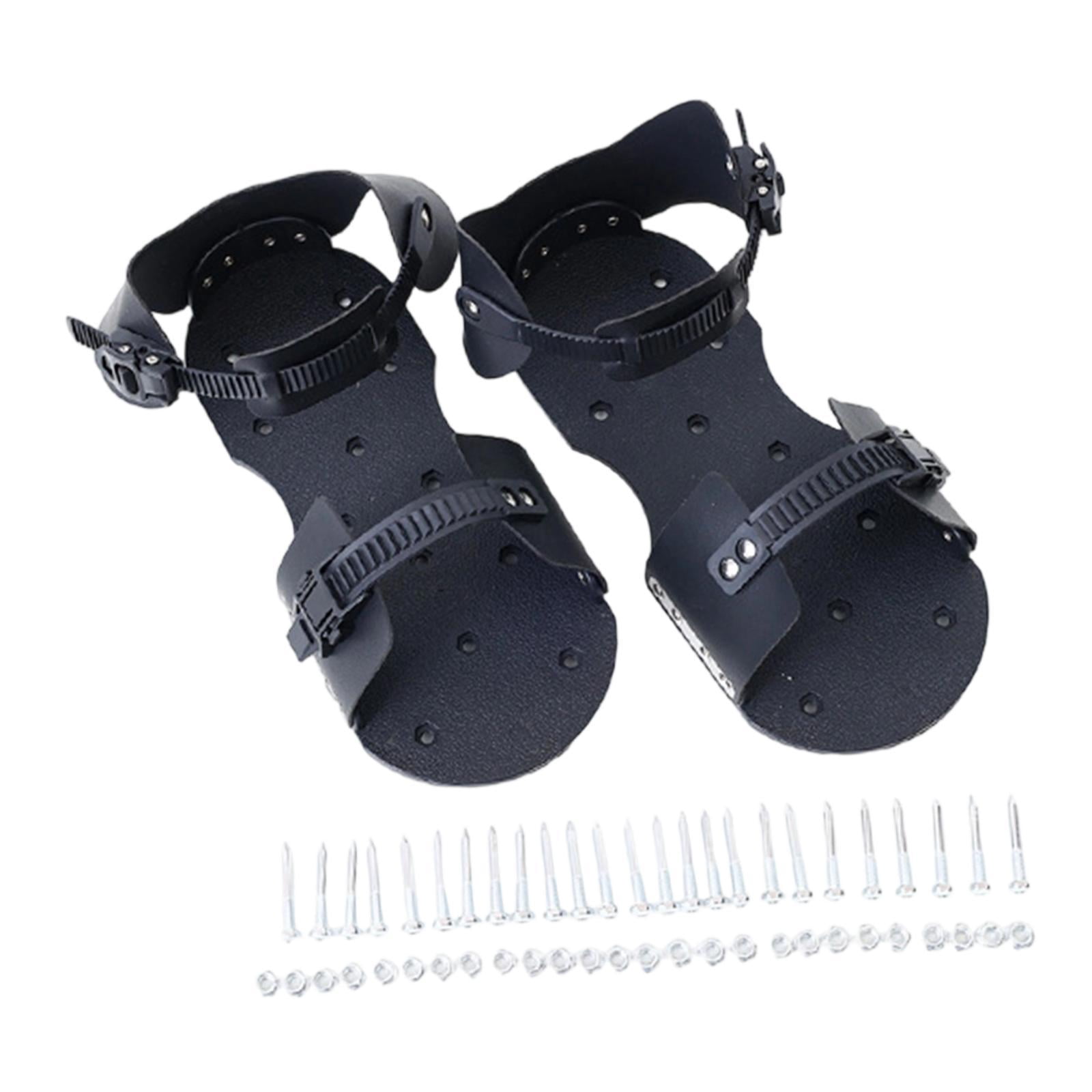 MAGIDEAL Lawn Aerator Shoes Yard Aerator Tool for Epoxy Floor Yard Grass Nail 2.8cm