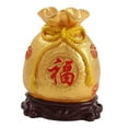 thumbnail image 4 of jifeng Resin Chinese Piggy Bank Feng Shui Ornament Figurine Statue Money Box Saving Box Positive Fu, 4 of 9