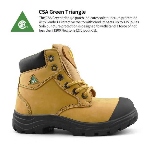 Csa approved cheap safety shoes walmart