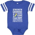 thumbnail image 3 of Inktastic Down Syndrome Awareness Strenth Courage Support Boys or Girls Baby Bodysuit, 3 of 5