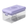 thumbnail image 1 of Meitianfacai Transparent Soapbar Drainer Container Portable Soapbar Case Soapbar Dish Container Laundry Soapbar Container Soapbar Container with Lid Roller Foaming Brush, 1 of 7