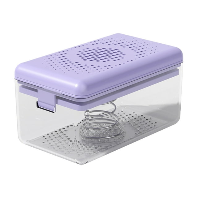 Meitianfacai Transparent Soapbar Drainer Container Portable Soapbar Case Soapbar Dish Container Laundry Soapbar Container Soapbar Container with Lid Roller Foaming Brush