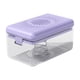 thumbnail image 2 of Escurridor de jabón transparente con tapa y cepillo de espuma | Estuche portátil de plástico para guardar jabón, ideal para lavandería, baño y viajes | Jabonera compacta con drenaje eficiente, 2 of 7