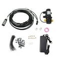 thumbnail image 2 of Outdoor Misting System, Misting Cooling System with 29.5ft Pump Filter Nozzles Power Supply, Mist Hose Kit for Patio Backyard Garden Greenhouse Watering, 2 of 7