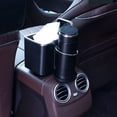 thumbnail image 4 of Car Armrest Storage Box Water Cup Holder - Car Console Organizer & The Upgraded Tissue Box for Car Black, 4 of 8
