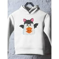 thumbnail image 3 of Cute Trick Or Treat Baby Ghost Hoodie Toddler -Image by Shutterstock,  5 Toddler, 3 of 4