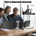 thumbnail image 6 of AEEZO 14Inch 1080P IPS Laptop Screen Extender | 280° Rotatable Portable Monitor, Plug & Play, Fits 13-17.3" Laptops, Compatible with Windows/Mac/Android/Chrome(Type-C/USB Interfaces, Requires DP), 6 of 9