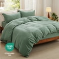 thumbnail image 3 of Juego de cama Bedsure, funda de edredón tamaño queen con sábana bajera ajustable, 4 piezas, 3 of 8