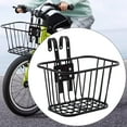 thumbnail image 6 of yotijay Kids Bike Basket Child Basket Metal Wire Tricycle Basket Portable Simple, 6 of 9