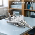 thumbnail image 3 of F-15E Fighter Jet Building Sets for Adults, Military Fighter Bombers Display Model 33034, Strike Eagle Military Plane Collectible Set, 3 of 7