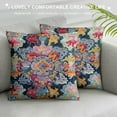 thumbnail image 3 of JEUXUS Antique Turkish Rug Print Boho Throw Pillow Cover Double Sided Decorative Soft Throw Pillow Case Cushion Case for Home Decor Living Room Bed Couch Car, 3 of 5