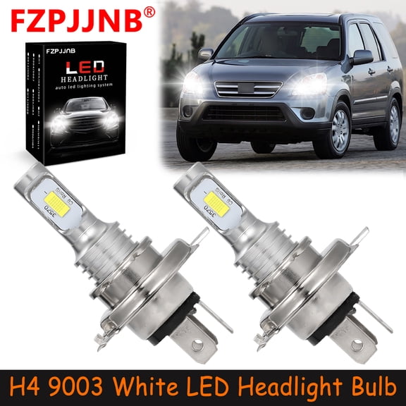 FZPJJNB H4 9003 for Honda Crv 1997-2004 2007-2014 White Led Headlights Bulb High Low Beam,YTB,C141