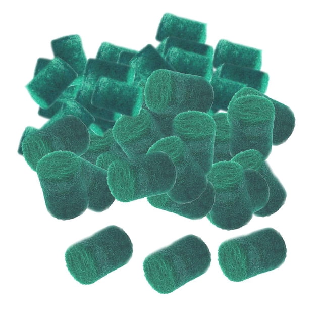 Saxofón Parachoques Fieltros Repuestos para Alto Tenor Soprano Sax Green_50pcs shamjiam Fieltro para parachoques de saxofón