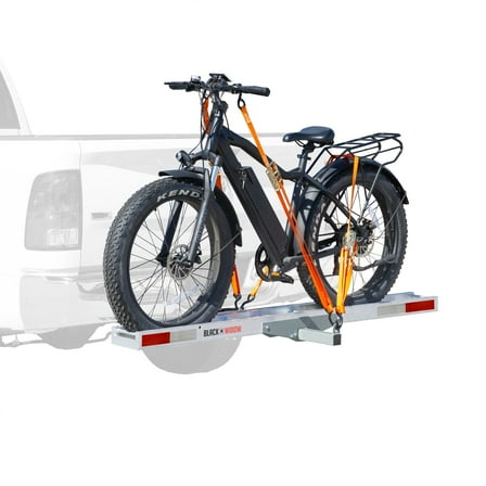 Black Widow Aluminum Sport Bike Carrier for eBikes or Fat Tire Bikes - 400 lb. Capacity
