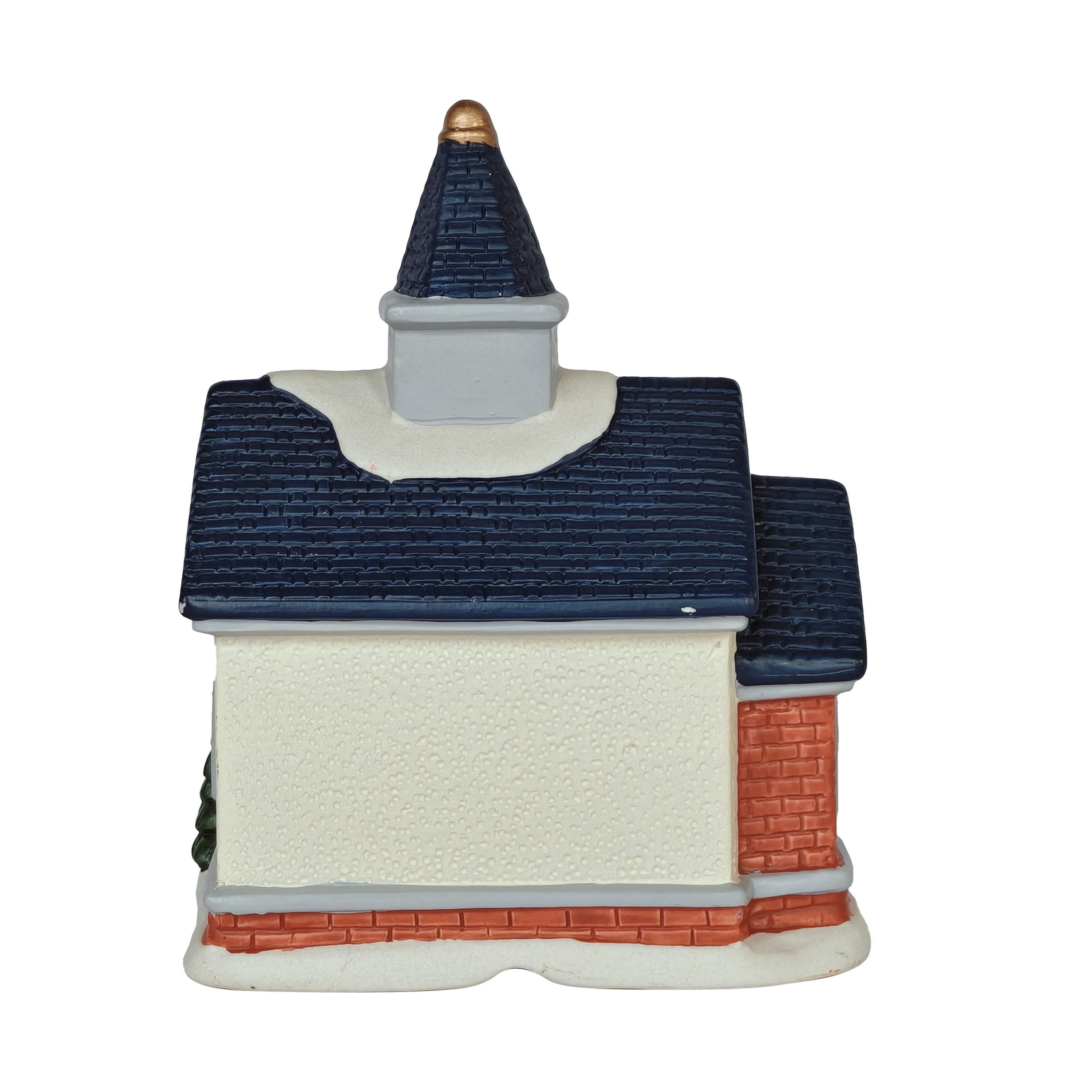 Porcelain Church Mini Christmas Village Building, Multicolor, 4", by Holiday Time