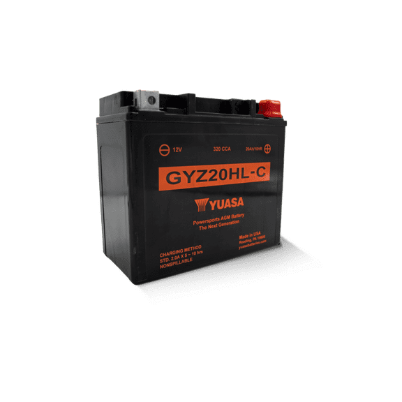 Yuasa GYZ20HLC High Performance Maintenance Free AGM 12 Volt Battery