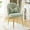 Green, variant on Ktaxon Vanity Makeup Chair Comfy Accent Chair Small Office Chair for Living Dining Room Bedroom Home Office Faux Rabbit Hair White