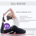 thumbnail image 2 of Small Pilates Ball, Therapy Ball, Mini Workout Ball, Core Ball, 9 Inch Small Exercise Ball, Pilates, Yoga, Workout, Bender, Core Training and Physical Therapy, Improves Balance, 2 of 5