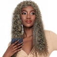 thumbnail image 5 of Kinky Curly Synthetic Wigs with Breathable Net, Heated-Resistant & Easy Maintenance for African Women's, 5 of 8