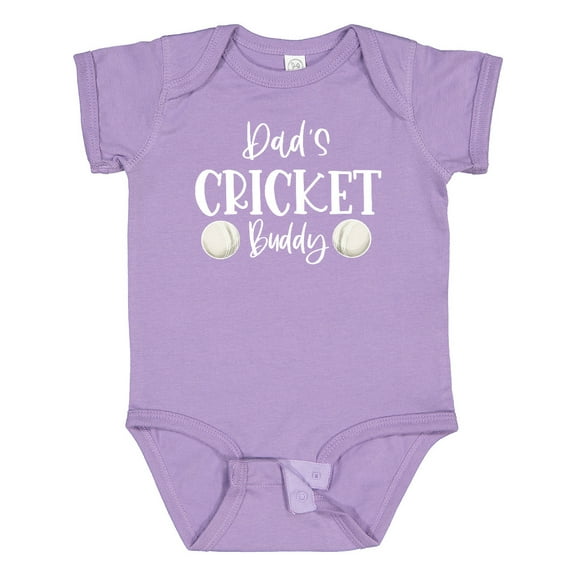 Inktastic Dad's Cricket Buddy Boys or Girls Baby Bodysuit
