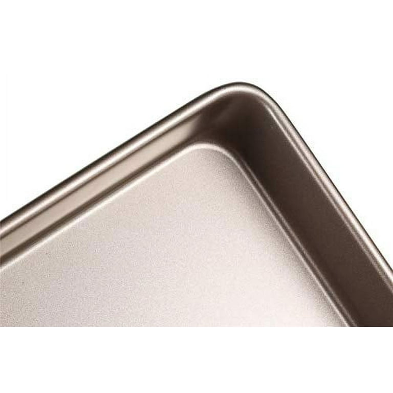 11 Inch Baking Sheets For 2,nonstick Toaster Pans Heavy Gauge Steel 11x9  Inch Cookie Sheets For Bak