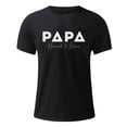 thumbnail image 1 of SOMOWI Mens T Shirt Dad Comfortable Round Neck Short Sleeve With Unique Print Black Fall Top L, 1 of 3