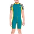 thumbnail image 1 of Niños Trajes de buceo Secado rápido Secado rápido Cremallera Mono transpirable Pieles de buceo para buceo para bucear Snorkel Surfing Natación Blue S kenally OD003670-01, 1 of 7