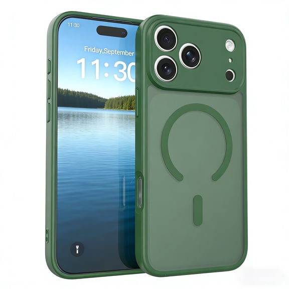 XNB Magnetic Case Compatible with iPhone 17 Pro Max ,Compatible for Magsafe ,Shockproof Protective Phone Case 6.9'', Translucent