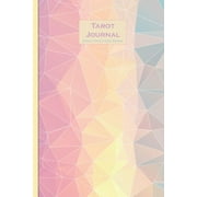 Tarot Journal - Daily One Card Draw: Rainbow Crystals - Beautifully Illustrated 190 Pages 6x9 Inch Notebook to Record Your Tarot Card Readings and The