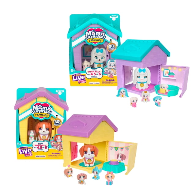 Paquete Playset Little Live Pets Dog House Mama Surprise